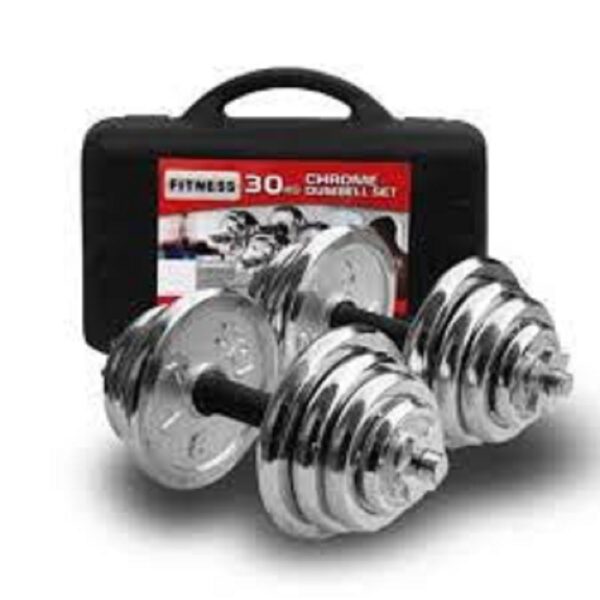 30k Adjustable Chrome Dumbbell